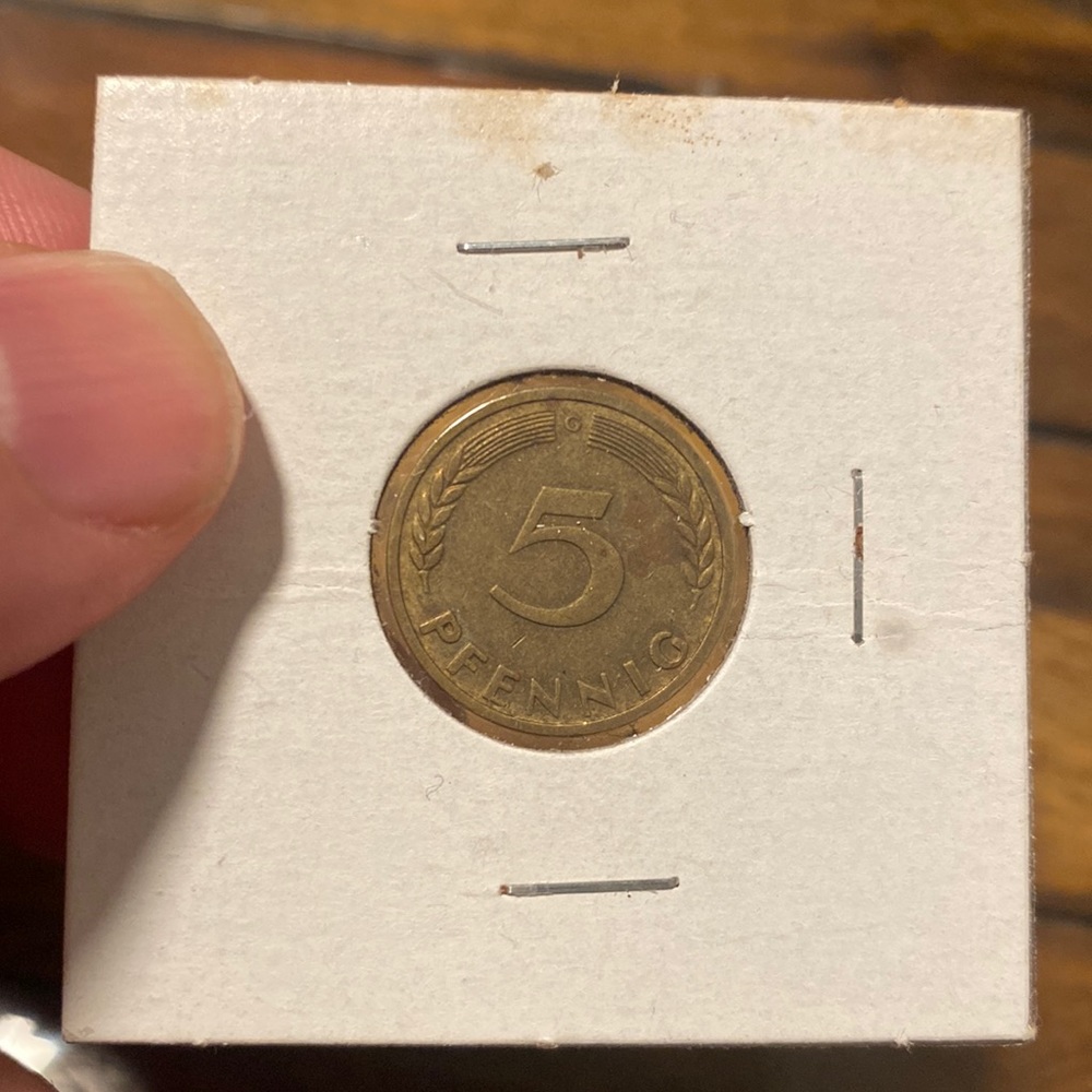 5 PFENNIG 1950 BUNDES REPUBLIK DEUTSHLAND COIN